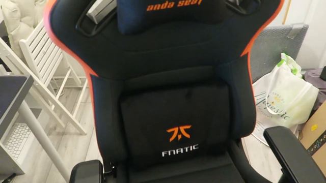 AndaSeat Ergonomic Gaming Chair Fnatic Edition Unboxing, Setup & Review! смотреть онлайн