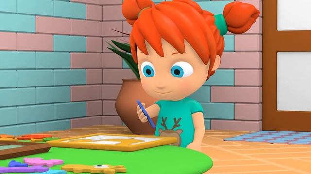 Learn colors & numbers - Destroying the Castle - Dino the dinosaur and Kids смотреть онлайн