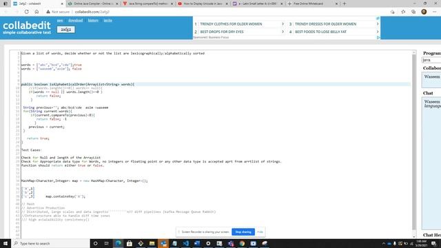 ARRAY LIST OF STRINGS SORTED IN LEXICOGRAPHICAL ORDER смотреть онлайн