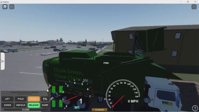 Working the Front Loader picking up the Dumpsters for Waste Management, watch me struggle. Roblox смотреть онлайн