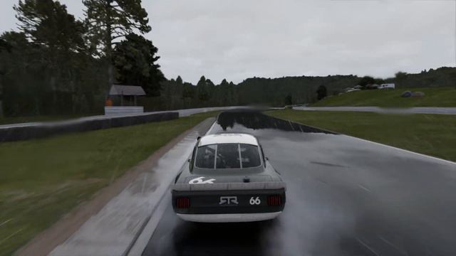 Assetto Corsa - 1966 Ford Mustang RTR at Lime Rock Park (Rain) смотреть онлайн