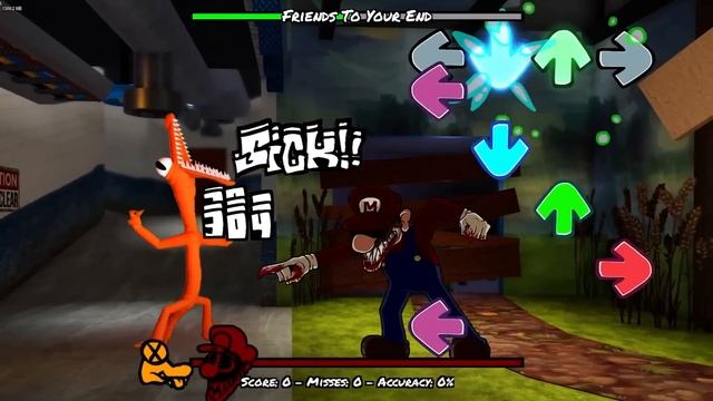 Rainbow Friends VS Mario's Madness ? (FNF Friends To Your End but Mario Madness Characters Sing It) смотреть онлайн