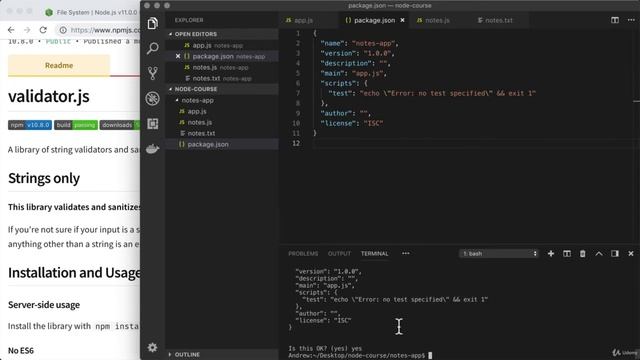 #11 Importing npm Modules смотреть онлайн