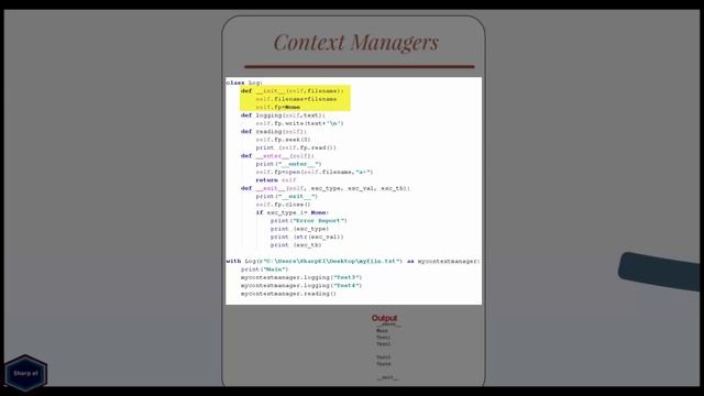 Context Managers - Python 3 смотреть онлайн