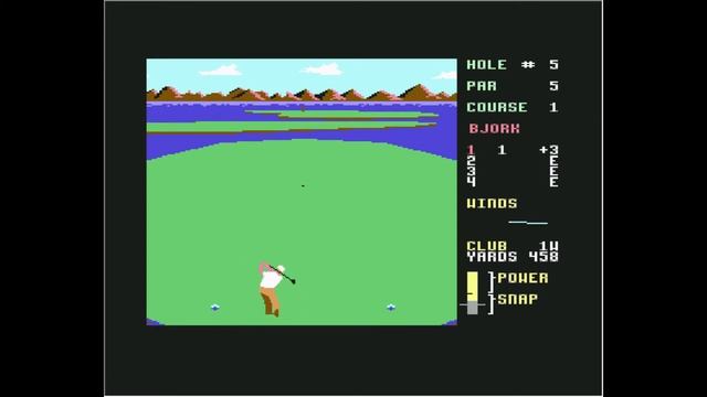 C64: Leader Board Golf смотреть онлайн