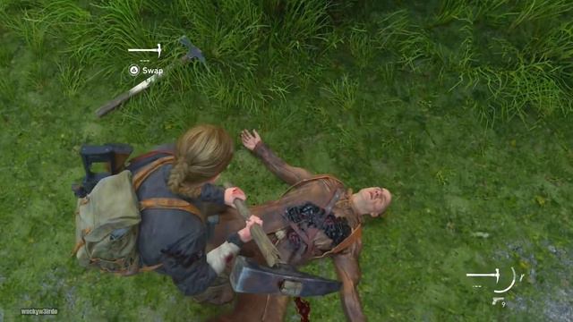 Abby Catches Weapons Mid Air [Rare Move - Sped Up] - The Last Of Us 2 #TheLastOfUsPart2