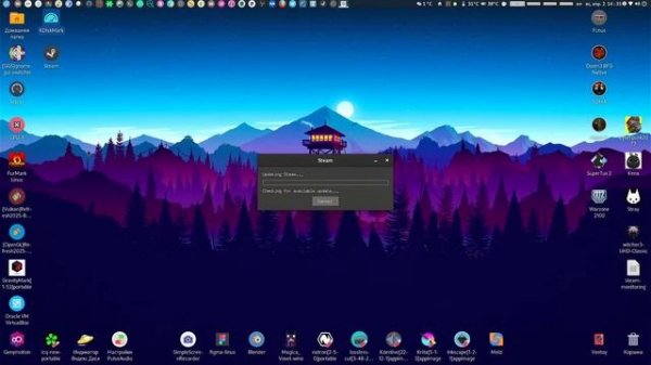 LINUX НАСТРОЙКА: Rosa Linux 12.4 + steam deck mode [r5 3600+16gb+rx6600 8Gb]