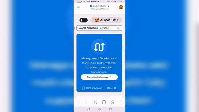 Добавление токена гранд в кошелёк METAMASK смотреть онлайн