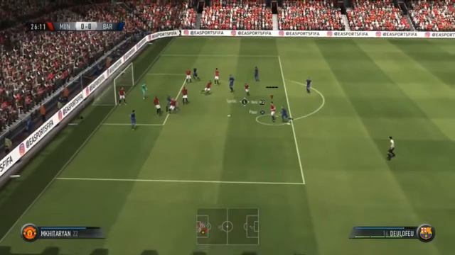 FIFA 18 gameplay Xbox 360 Manchester United vs fc barcelone смотреть онлайн