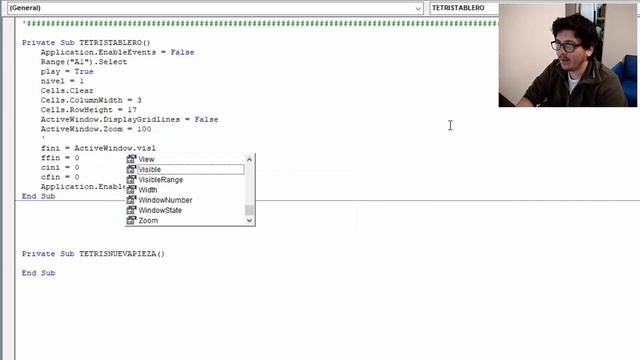 20171102 - #3 - Tetris - Configurando Tablero de Juego en Excel смотреть онлайн