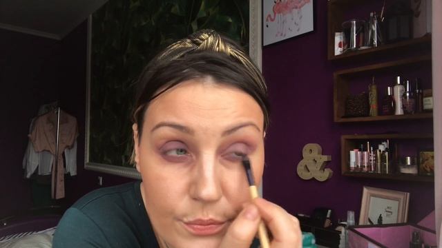 Макияж подробно с продуктами ! А вы любите ? баклажан? смотреть онлайн