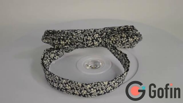 Галстук бабочка синяя с узором AB 201 смотреть онлайн