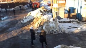 Пожар в Чистых прудах. 5.04.2018, г. Киров