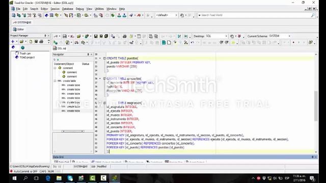 Ingeniería Inversa usando ER/STUDIO con ORACLE 11G смотреть онлайн