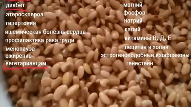 Соя  Польза