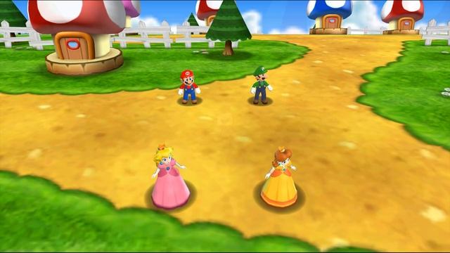 Mario Party 9 Garden Battle - Mario vs Luigi vs Peach vs Daisy (Master Difficulty) смотреть онлайн