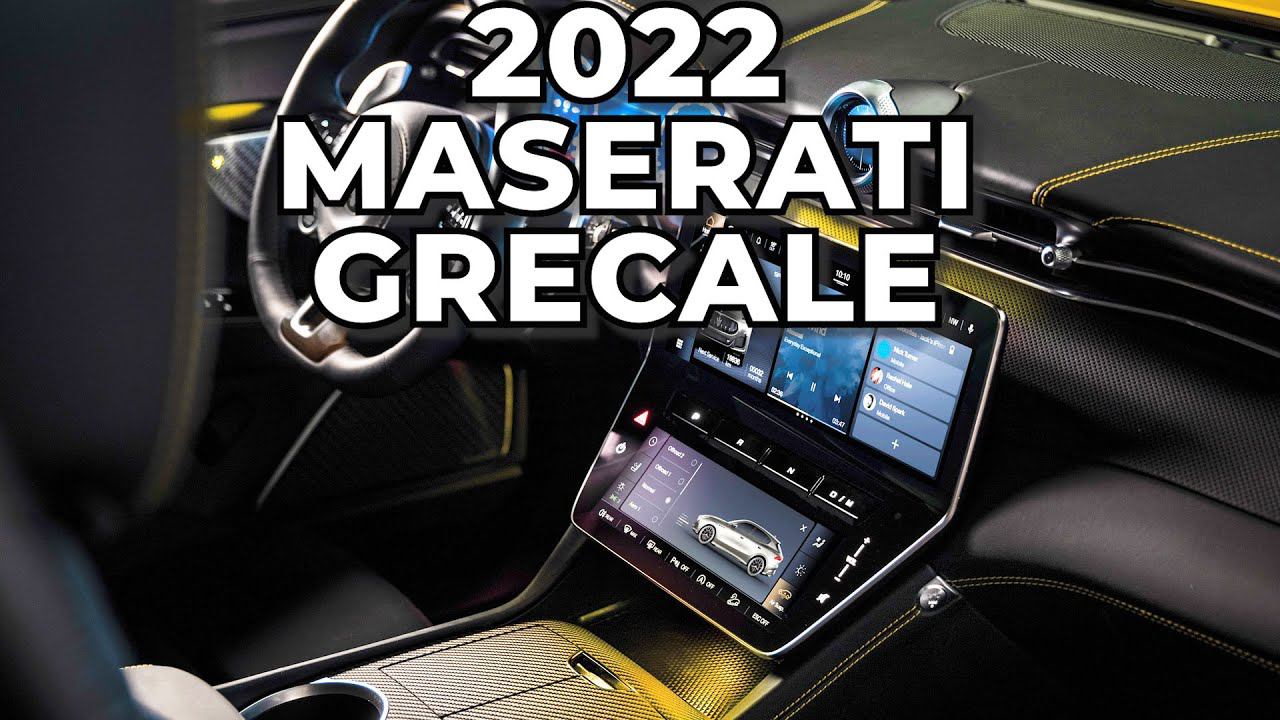 2022 Maserati Grecale — роскошный спортивный автомобиль. (Интерьер )! смотреть онлайн