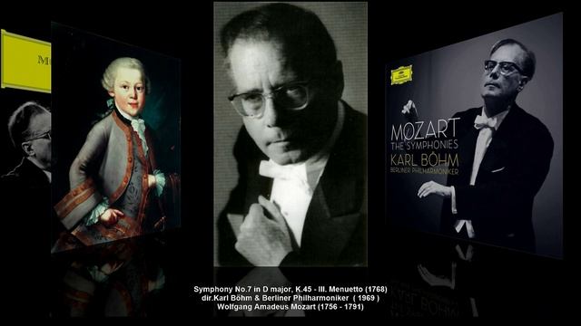 W.A. Mozart - Symphony No.7 in D major K.45 (dir. Karl Böhm, Berliner Philharmoniker, 1969) смотреть онлайн