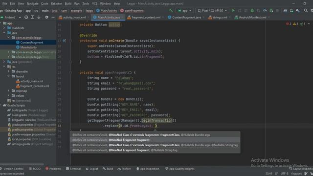 How to Pass Data from Activity to Fragment || How to Pass Arguments from Activity to Fragment смотреть онлайн