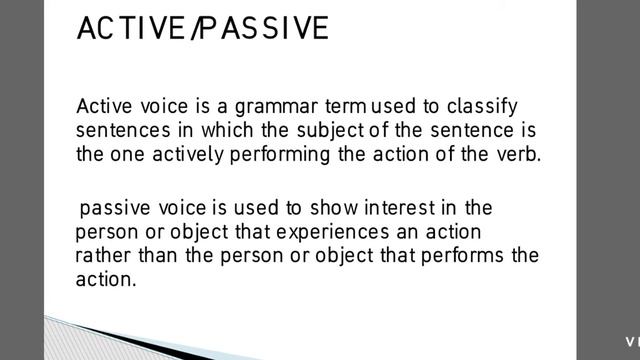 PAST CONTINUOUS ACTIVE /PASSIVE смотреть онлайн