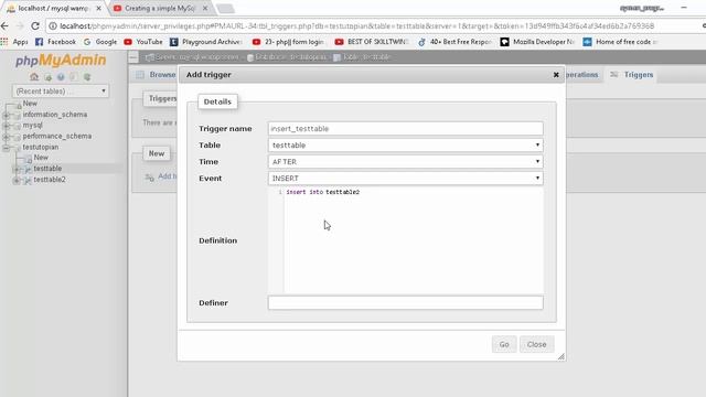 phpmyadmin #05 The Triggers ( Video Tutorial ) смотреть онлайн