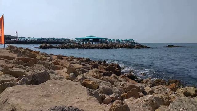 Турция 2019. Отель Grand Sunlife. Пляж.