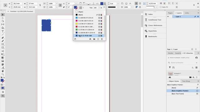 Indesign - How To Convert RGB To CMYK