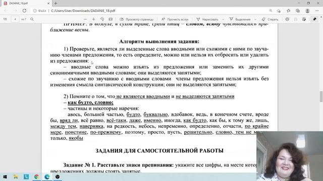 18 задание ЕГЭ по русскому языку. Подробный разбор. смотреть онлайн