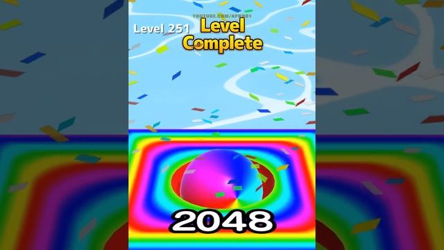 Level Up Balls VS Ball Run 2048 - All Levels SpeedRun Gameplay #1 смотреть онлайн
