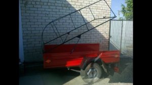 Откидной тент на прицеп