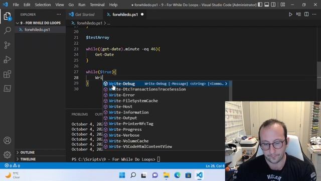PowerShell 7 Tutorials for Beginners #9 : For, Do, While (Loops) смотреть онлайн