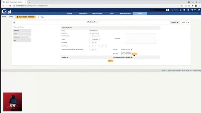 GLPI "El CRON en Linux" смотреть онлайн