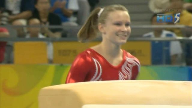 Bridget Sloan - Vault - 2008 Olympics Team Final смотреть онлайн