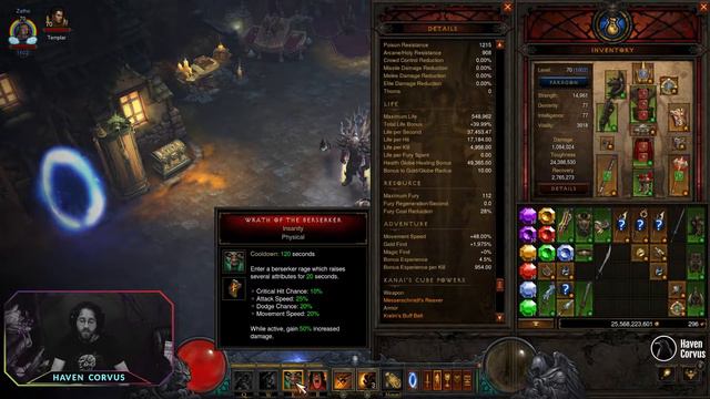 Diablo 3 - Barbarian Charge Build to Farm Rainbow Goblins 🌈 смотреть онлайн