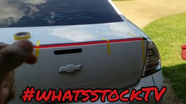 Opt7 Universal LED Spoiler Lip Kit Install