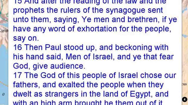ACTS CHAPTER 13 - PAUL'S FIRST JOURNEY - BODY OF CHRIST смотреть онлайн