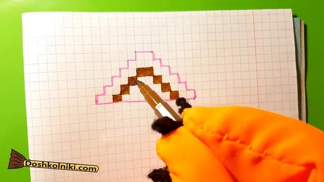 Как Рисовать Зонтик по клеточкам? ? Рисунки по клеточкам с Котом Баюном (2019 год) смотреть онлайн