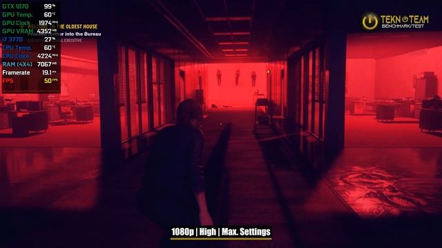 CONTROL GTX 1070 | i7 3770 | 1080p Gameplay Test смотреть онлайн