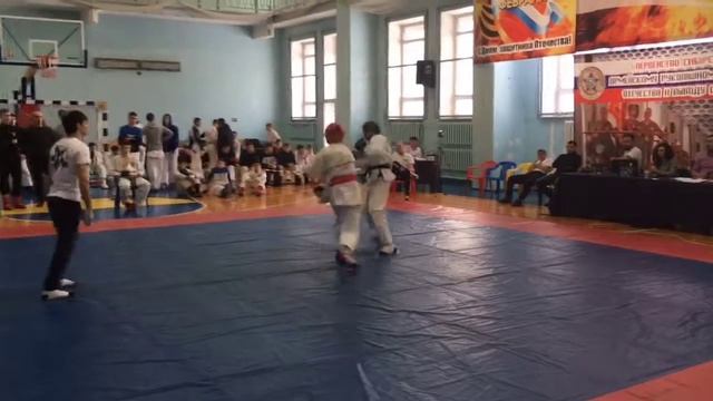 Чемпионат СФО по АРБ. Первый бой (красный пояс) смотреть онлайн