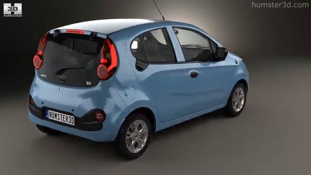 Chery QQ 2013 by 3D model store Humster3D.com смотреть онлайн