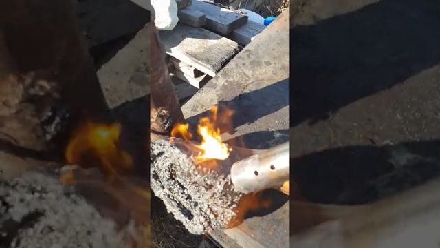 ноги на холодец опаливаю и снимаю копыто часть 3 из 4 х смотреть онлайн