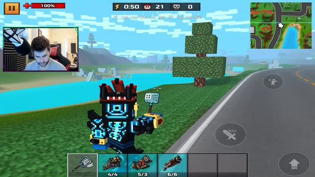 USING ONLY HEAVY WEAPONS IN BATTLE ROYALE CHALLENGE! | Pixel Gun 3D смотреть онлайн