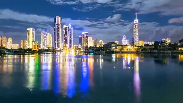 Море "Австралия Золотой Берег Динамический Таймлапс" смотреть онлайн