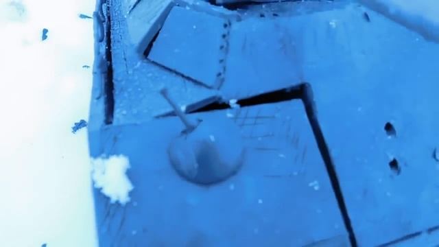 Танк RATTE самый большой танк из пластилина испытание воздушкой смотреть онлайн