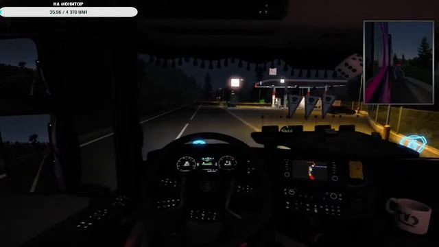 Euro Truck Simulator-2 Вечерняя покатушка. смотреть онлайн