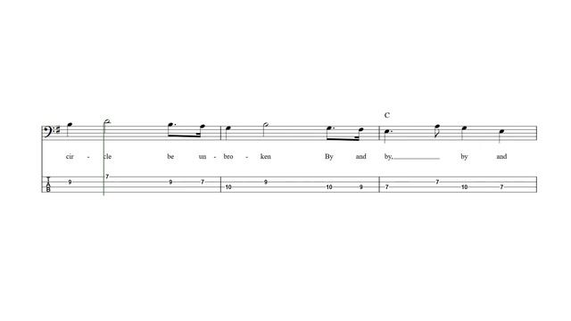 Will the Circle Be Unbroken Bass Guitar Tab смотреть онлайн