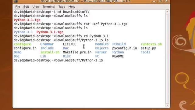 Install Python 3.1 using Linux смотреть онлайн