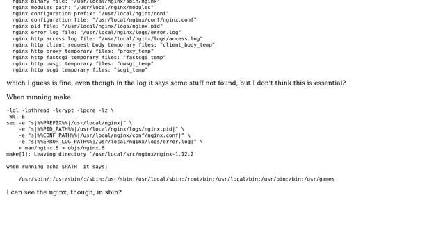Unix & Linux: starting nginx - command not found смотреть онлайн