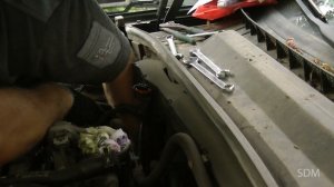 Opel Vectra B Z18XE ремонт: генератор часть 1 - снятие