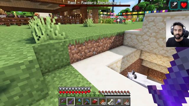 MY WOLF ARMY VS THE PILLAGERS RAID - MINECRAFT SURVIVAL GAMEPLAY IN HINDI #51 смотреть онлайн